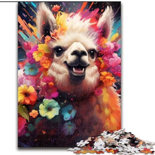 1000-teiliges Puzzle für Erwachsene, Alpaka, aus Holz, für Teenager ab 14 Jahren, Heimdekoration, 50x75cm, pädagogisches und unterhaltsames Indoor-Spiel für die Heimdekoration 1000-teiliges Puzzle für Erwachsene, Alpaka, aus Holz, für Teenager ab 14 Jahren, Heimdekoration, 50x75cm, pädagogisches und unterhaltsames Indoor-Spiel für die Heimdekoration von LiJianXXE