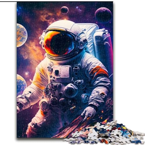 1000-teiliges Puzzle für Erwachsene, Astronaut, aus Holz, hochschwieriges Denkspiel für Teenager, 50x75cm, Geburtstagsfeier für Männer und Frauen 1000-teiliges Puzzle für Erwachsene, Astronaut, aus Holz, hochschwieriges Denkspiel für Teenager, 50x75cm, Geburtstagsfeier für Männer und Frauen von LiJianXXE