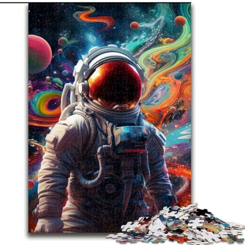 1000-teiliges Puzzle für Erwachsene, Astronaut, aus Holz, lustiges Geschenk und Beschäftigung für zu Hause, 50x75cm, Denkspiel für Teenager 1000-teiliges Puzzle für Erwachsene, Astronaut, aus Holz, lustiges Geschenk und Beschäftigung für zu Hause, 50x75cm, Denkspiel für Teenager von LiJianXXE
