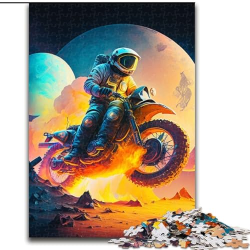 1000-teiliges Puzzle für Erwachsene, Astronauten-Motorrad, aus Holz, Kinder ab 14 Jahren, 50x75cm, Denkspiel für Teenager, Spieleabend mit der Familie 1000-teiliges Puzzle für Erwachsene, Astronauten-Motorrad, aus Holz, Kinder ab 14 Jahren, 50x75cm, Denkspiel für Teenager, Spieleabend mit der Familie von LiJianXXE