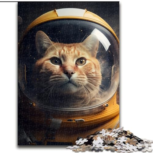1000-teiliges Puzzle für Erwachsene, Astronautenkatze, aus Holz, für Teenager ab 14 Jahren, Heimdekoration, 50x75cm, pädagogisches und unterhaltsames Indoor-Spiel für die Heimdekoration 1000-teiliges Puzzle für Erwachsene, Astronautenkatze, aus Holz, für Teenager ab 14 Jahren, Heimdekoration, 50x75cm, pädagogisches und unterhaltsames Indoor-Spiel für die Heimdekoration von LiJianXXE
