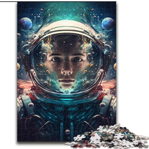 1000-teiliges Puzzle für Erwachsene, Astronautennebel, aus Holz, hochschwieriges Denkspiel für Teenager, 50x75cm, Geburtstagsfeier für Männer und Frauen 1000-teiliges Puzzle für Erwachsene, Astronautennebel, aus Holz, hochschwieriges Denkspiel für Teenager, 50x75cm, Geburtstagsfeier für Männer und Frauen von LiJianXXE