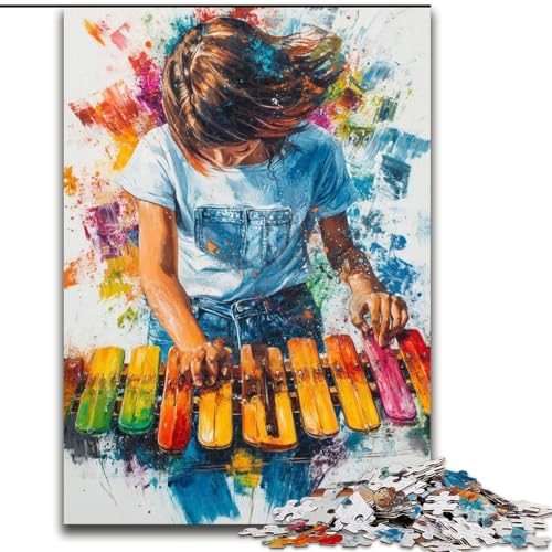 1000-teiliges Puzzle für Erwachsene, Bandauftritt, Spielzeug, Lernspiele, Stressabbau, Eltern-Kind-Interaktion (Größe 26x38cm) von LiJianXXE
