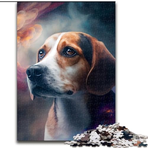 1000-teiliges Puzzle für Erwachsene, Beagle-Nebel, aus Holz, Kinder ab 14 Jahren, 50x75cm, anspruchsvolles Denkspiel – entspannendes Spielzeug für Teenager 1000-teiliges Puzzle für Erwachsene, Beagle-Nebel, aus Holz, Kinder ab 14 Jahren, 50x75cm, anspruchsvolles Denkspiel – entspannendes Spielzeug für Teenager von LiJianXXE