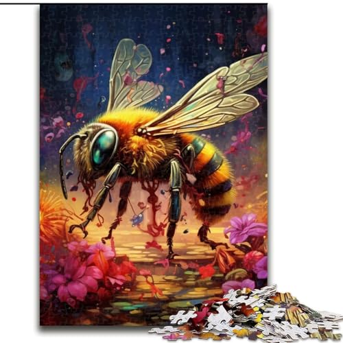 1000-teiliges Puzzle für Erwachsene, Biene, aus Holz, hochschwieriges Denkspiel für Teenager, 50x75cm, Geburtstagsfeier für Männer und Frauen 1000-teiliges Puzzle für Erwachsene, Biene, aus Holz, hochschwieriges Denkspiel für Teenager, 50x75cm, Geburtstagsfeier für Männer und Frauen von LiJianXXE