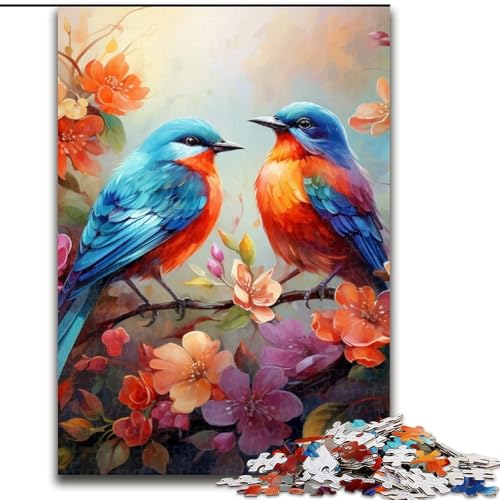 1000-teiliges Puzzle für Erwachsene, Blumen- und Vogelwelt aus Holz, Kinder ab 14 Jahren, 50x75cm, Denkspiel für Teenager, Spieleabend mit der Familie 1000-teiliges Puzzle für Erwachsene, Blumen- und Vogelwelt aus Holz, Kinder ab 14 Jahren, 50x75cm, Denkspiel für Teenager, Spieleabend mit der Familie von LiJianXXE