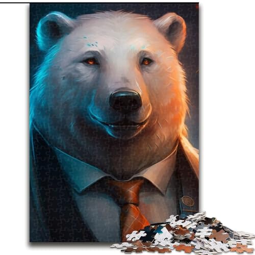 1000-teiliges Puzzle für Erwachsene, Boss-Eisbär, aus Holz, für Teenager ab 14 Jahren, Heimdekoration, 50x75cm, pädagogisches und unterhaltsames Indoor-Spiel für die Heimdekoration 1000-teiliges Puzzle für Erwachsene, Boss-Eisbär, aus Holz, für Teenager ab 14 Jahren, Heimdekoration, 50x75cm, pädagogisches und unterhaltsames Indoor-Spiel für die Heimdekoration von LiJianXXE