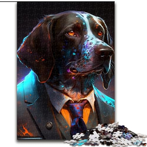 1000-teiliges Puzzle für Erwachsene, Boss Pomeranian, aus Holz, Kinder ab 14 Jahren, 50x75cm, Denkspiel für Teenager, Spieleabend mit der Familie 1000-teiliges Puzzle für Erwachsene, Boss Pomeranian, aus Holz, Kinder ab 14 Jahren, 50x75cm, Denkspiel für Teenager, Spieleabend mit der Familie von LiJianXXE