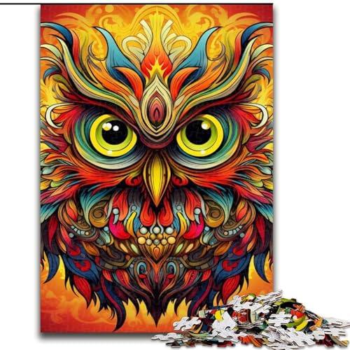 1000-teiliges Puzzle für Erwachsene, Eule aus Holz, Kinder ab 14 Jahren, 50x75cm, Denkspiel für Teenager, Spieleabend mit der Familie 1000-teiliges Puzzle für Erwachsene, Eule aus Holz, Kinder ab 14 Jahren, 50x75cm, Denkspiel für Teenager, Spieleabend mit der Familie von LiJianXXE