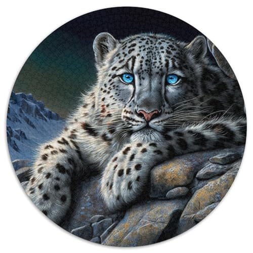 1000-teiliges Puzzle für Erwachsene, Fantasie-Leopard, 1000-teiliges rundes Puzzle für Erwachsene, Lernspielzeug für Jugendliche, Heimbüro-Dekor, 67,5 x 67,5 cm 1000-teiliges Puzzle für Erwachsene, Fantasie-Leopard, 1000-teiliges rundes Puzzle für Erwachsene, Lernspielzeug für Jugendliche, Heimbüro-Dekor, 67,5 x 67,5 cm von LiJianXXE