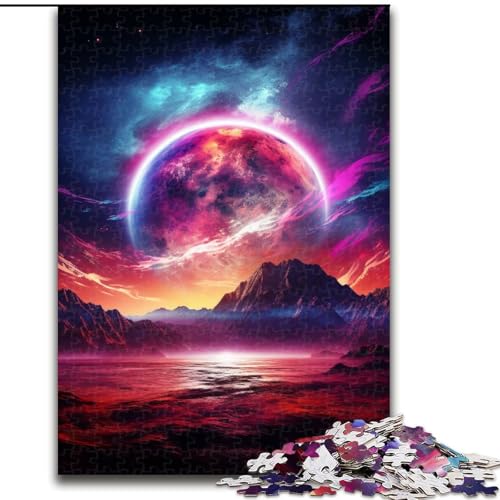 1000-teiliges Puzzle für Erwachsene, Fantasielandschafts-Puzzle aus Holz, anspruchsvolles Denkspiel für Teenager, perfekt als Heimdekoration oder Geschenk, 1000 Teile(50x75cm) von LiJianXXE