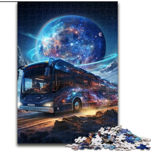 1000-teiliges Puzzle für Erwachsene, Fantasy-Bus-Auto-Puzzle aus Holz, anspruchsvolles Denkspiel für Teenager, perfekt als Heimdekoration oder Geschenk, 1000 Teile(50x75cm) von LiJianXXE