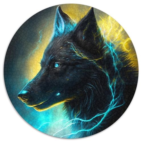 1000-teiliges Puzzle für Erwachsene, Fantasy-Wolf-Puzzles für Erwachsene, Denkspiel für Teenager, 67,5 x 67,5 cm 1000-teiliges Puzzle für Erwachsene, Fantasy-Wolf-Puzzles für Erwachsene, Denkspiel für Teenager, 67,5 x 67,5 cm von LiJianXXE