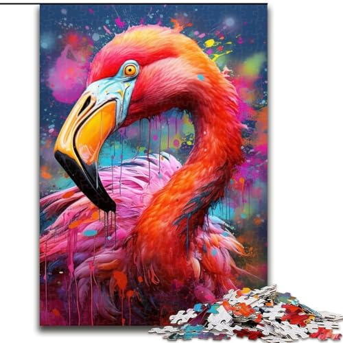1000-teiliges Puzzle für Erwachsene, Flamingo, aus Holz, für Teenager ab 14 Jahren, Heimdekoration, 50x75cm, pädagogisches und unterhaltsames Indoor-Spiel für die Heimdekoration 1000-teiliges Puzzle für Erwachsene, Flamingo, aus Holz, für Teenager ab 14 Jahren, Heimdekoration, 50x75cm, pädagogisches und unterhaltsames Indoor-Spiel für die Heimdekoration von LiJianXXE