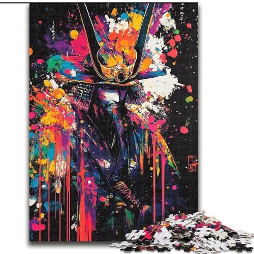 1000-teiliges Puzzle für Erwachsene, Geschenke, Ninja-Samurai-Ölgemälde, Analyse und Logik mit vollständig ineinandergreifenden, zufällig geformten Teilen, für Kinder ab 14 Jahren (Größe 26x38cm) 1000-teiliges Puzzle für Erwachsene, Geschenke, Ninja-Samurai-Ölgemälde, Analyse und Logik mit vollständig ineinandergreifenden, zufällig geformten Teilen, für Kinder ab 14 Jahren (Größe 26x38cm) von LiJianXXE