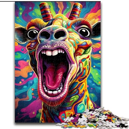1000-teiliges Puzzle für Erwachsene, Giraffe, aus Holz, Kinder ab 14 Jahren, 50x75cm, Denkspiel für Teenager, Spieleabend mit der Familie 1000-teiliges Puzzle für Erwachsene, Giraffe, aus Holz, Kinder ab 14 Jahren, 50x75cm, Denkspiel für Teenager, Spieleabend mit der Familie von LiJianXXE