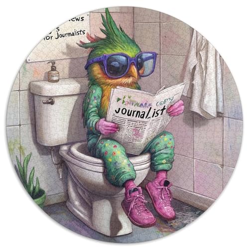 1000-teiliges Puzzle für Erwachsene, Hummingbird Go Toilet-Puzzles für Erwachsene, Denkspiel für Teenager, 67,5 x 67,5 cm 1000-teiliges Puzzle für Erwachsene, Hummingbird Go Toilet-Puzzles für Erwachsene, Denkspiel für Teenager, 67,5 x 67,5 cm von LiJianXXE