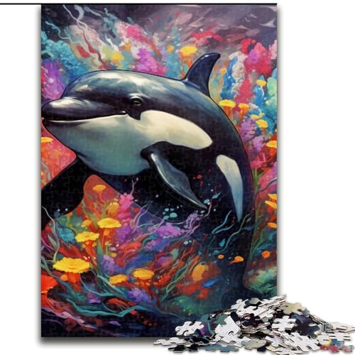 1000-teiliges Puzzle für Erwachsene, Killerwal, aus Holz, Kinder ab 14 Jahren, 50x75cm, Denkspiel für Teenager, Spieleabend mit der Familie 1000-teiliges Puzzle für Erwachsene, Killerwal, aus Holz, Kinder ab 14 Jahren, 50x75cm, Denkspiel für Teenager, Spieleabend mit der Familie von LiJianXXE