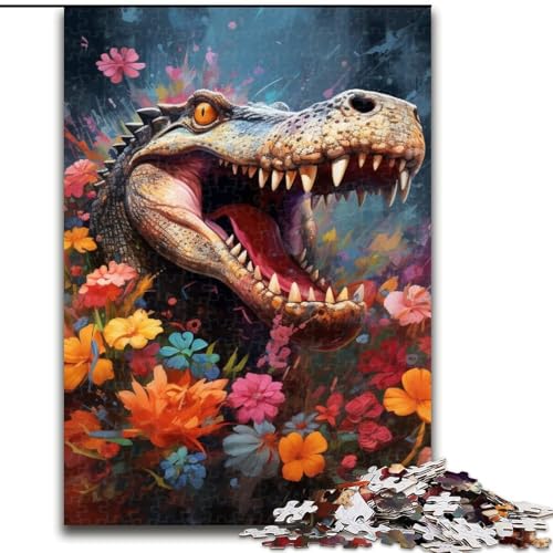 1000-teiliges Puzzle für Erwachsene, Krokodil, aus Holz, Kinder ab 14 Jahren, 50x75cm, anspruchsvolles Denkspiel – entspannendes Spielzeug für Teenager 1000-teiliges Puzzle für Erwachsene, Krokodil, aus Holz, Kinder ab 14 Jahren, 50x75cm, anspruchsvolles Denkspiel – entspannendes Spielzeug für Teenager von LiJianXXE