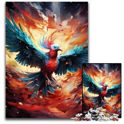 1000-teiliges Puzzle für Erwachsene, Kunst, Bunte Phönix-Puzzles für Erwachsene, Eltern, Partner, Freunde – ab 14 Jahren, 26x38cm/10,23x14,96 Zoll 1000-teiliges Puzzle für Erwachsene, Kunst, Bunte Phönix-Puzzles für Erwachsene, Eltern, Partner, Freunde – ab 14 Jahren, 26x38cm/10,23x14,96 Zoll von LiJianXXE