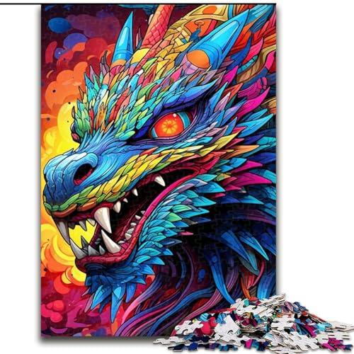 1000-teiliges Puzzle für Erwachsene, Kunst-Puzzle „Fliegende Drachen“, aus Pappe, anspruchsvolles Denkspiel für Teenager, unterhaltsames interaktives Spiel für die ganze Familie, 1000 Teile(26x38cm) 1000-teiliges Puzzle für Erwachsene, Kunst-Puzzle „Fliegende Drachen“, aus Pappe, anspruchsvolles Denkspiel für Teenager, unterhaltsames interaktives Spiel für die ganze Familie, 1000 Teile(26x38cm) von LiJianXXE