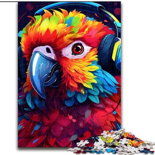 1000-teiliges Puzzle für Erwachsene, Kunstpapagei, aus Holz, Kinder ab 14 Jahren, 50x75cm, anspruchsvolles Denkspiel – entspannendes Spielzeug für Teenager 1000-teiliges Puzzle für Erwachsene, Kunstpapagei, aus Holz, Kinder ab 14 Jahren, 50x75cm, anspruchsvolles Denkspiel – entspannendes Spielzeug für Teenager von LiJianXXE