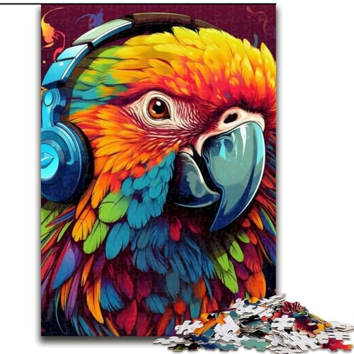 1000-teiliges Puzzle für Erwachsene, Kunstpapagei aus Holz, hochschwieriges Denkspiel für Teenager, 50x75cm, Geburtstagsfeier für Männer und Frauen 1000-teiliges Puzzle für Erwachsene, Kunstpapagei aus Holz, hochschwieriges Denkspiel für Teenager, 50x75cm, Geburtstagsfeier für Männer und Frauen von LiJianXXE