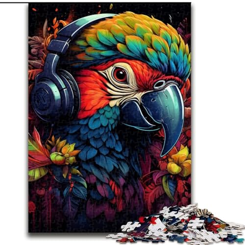 1000-teiliges Puzzle für Erwachsene, Kunstpapagei aus Holz, hochschwieriges Denkspiel für Teenager, 50x75cm, Geburtstagsfeier für Männer und Frauen 1000-teiliges Puzzle für Erwachsene, Kunstpapagei aus Holz, hochschwieriges Denkspiel für Teenager, 50x75cm, Geburtstagsfeier für Männer und Frauen von LiJianXXE
