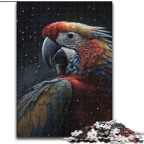 1000-teiliges Puzzle für Erwachsene, Kunstpapagei aus Holz, hochschwieriges Denkspiel für Teenager, 50x75cm, für Feiertage, Geburtstage und Familienspieleabende 1000-teiliges Puzzle für Erwachsene, Kunstpapagei aus Holz, hochschwieriges Denkspiel für Teenager, 50x75cm, für Feiertage, Geburtstage und Familienspieleabende von LiJianXXE
