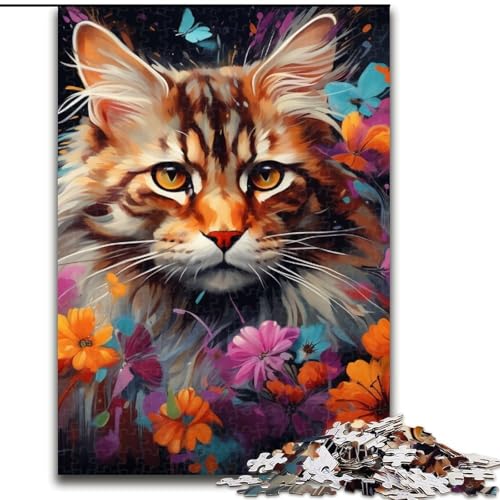 1000-teiliges Puzzle für Erwachsene, Maine Coon, aus Holz, Kinder ab 14 Jahren, 50x75cm, anspruchsvolles Denkspiel – entspannendes Spielzeug für Teenager 1000-teiliges Puzzle für Erwachsene, Maine Coon, aus Holz, Kinder ab 14 Jahren, 50x75cm, anspruchsvolles Denkspiel – entspannendes Spielzeug für Teenager von LiJianXXE