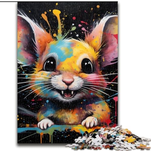 1000-teiliges Puzzle für Erwachsene, Maus aus Holz, hochschwieriges Denkspiel für Teenager, 50x75cm, Geburtstagsfeier für Männer und Frauen 1000-teiliges Puzzle für Erwachsene, Maus aus Holz, hochschwieriges Denkspiel für Teenager, 50x75cm, Geburtstagsfeier für Männer und Frauen von LiJianXXE