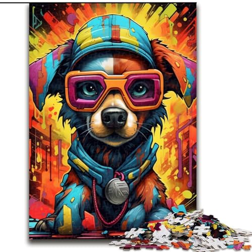 1000-teiliges Puzzle für Erwachsene, Mechanisches Hunde-Puzzle, aus Pappe, entwickelt Hand-Auge-Koordinationsfähigkeiten, 1000 Stück(26x38cm) von LiJianXXE