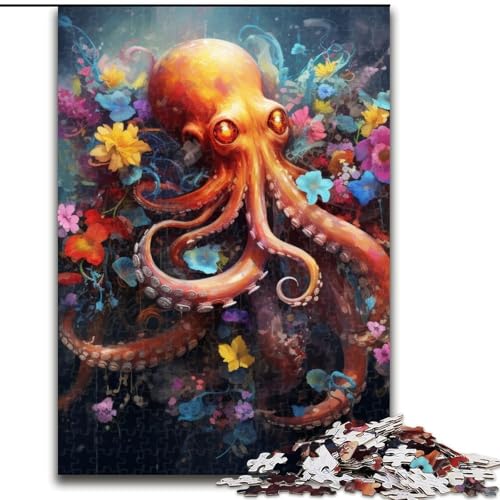 1000-teiliges Puzzle für Erwachsene, Oktopus aus Holz, für Teenager ab 14 Jahren, Heimdekoration, 50x75cm, pädagogisches und unterhaltsames Indoor-Spiel für die Heimdekoration 1000-teiliges Puzzle für Erwachsene, Oktopus aus Holz, für Teenager ab 14 Jahren, Heimdekoration, 50x75cm, pädagogisches und unterhaltsames Indoor-Spiel für die Heimdekoration von LiJianXXE