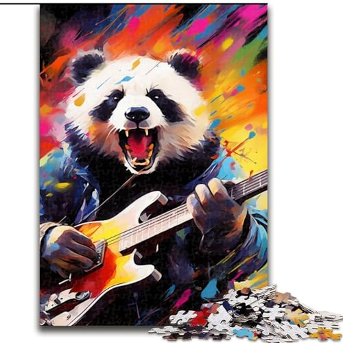 1000-teiliges Puzzle für Erwachsene, Panda spielt Gitarre, aus Holz, Kinder ab 14 Jahren, 50x75cm, Denkspiel für Teenager, Spieleabend mit der Familie 1000-teiliges Puzzle für Erwachsene, Panda spielt Gitarre, aus Holz, Kinder ab 14 Jahren, 50x75cm, Denkspiel für Teenager, Spieleabend mit der Familie von LiJianXXE