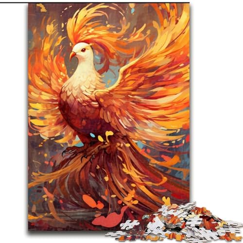 1000-teiliges Puzzle für Erwachsene, Phönix, aus Holz, für Teenager ab 14 Jahren, Heimdekoration, 50x75cm, pädagogisches und unterhaltsames Indoor-Spiel für die Heimdekoration 1000-teiliges Puzzle für Erwachsene, Phönix, aus Holz, für Teenager ab 14 Jahren, Heimdekoration, 50x75cm, pädagogisches und unterhaltsames Indoor-Spiel für die Heimdekoration von LiJianXXE