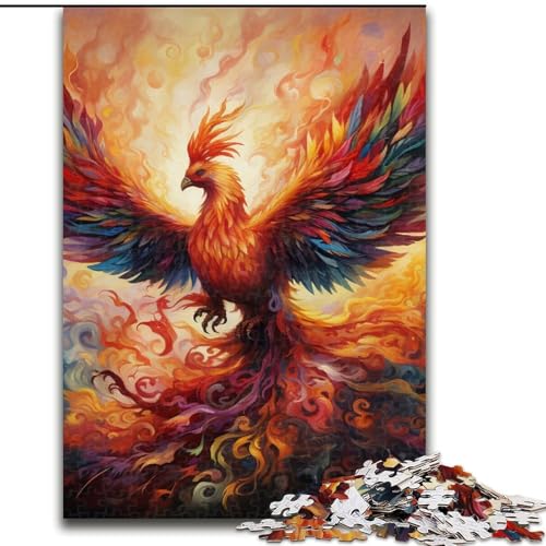 1000-teiliges Puzzle für Erwachsene, Phönix, aus Holz, für Teenager ab 14 Jahren, Heimdekoration, 50x75cm, pädagogisches und unterhaltsames Indoor-Spiel für die Heimdekoration 1000-teiliges Puzzle für Erwachsene, Phönix, aus Holz, für Teenager ab 14 Jahren, Heimdekoration, 50x75cm, pädagogisches und unterhaltsames Indoor-Spiel für die Heimdekoration von LiJianXXE