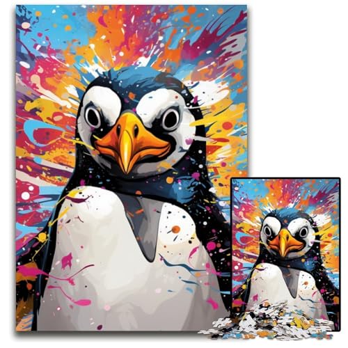 1000-teiliges Puzzle für Erwachsene, Pinguin-Puzzles für Erwachsene, Eltern, Partner, Freunde – ab 14 Jahren, 26x38cm/10,23x14,96 Zoll 1000-teiliges Puzzle für Erwachsene, Pinguin-Puzzles für Erwachsene, Eltern, Partner, Freunde – ab 14 Jahren, 26x38cm/10,23x14,96 Zoll von LiJianXXE