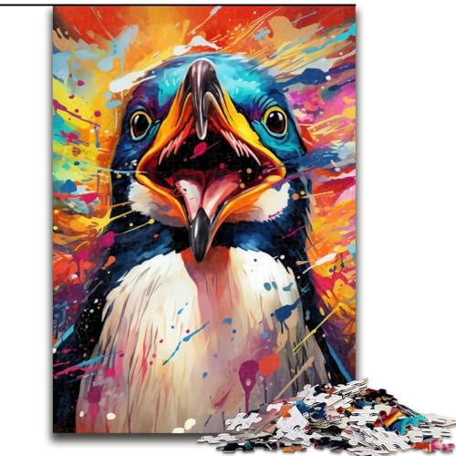 1000-teiliges Puzzle für Erwachsene, Pinguin aus Holz, Kinder ab 14 Jahren, 50x75cm, Denkspiel für Teenager, Spieleabend mit der Familie 1000-teiliges Puzzle für Erwachsene, Pinguin aus Holz, Kinder ab 14 Jahren, 50x75cm, Denkspiel für Teenager, Spieleabend mit der Familie von LiJianXXE