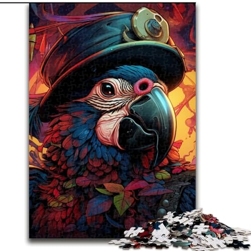 1000-teiliges Puzzle für Erwachsene, Piratenpapagei, aus Holz, für Teenager ab 14 Jahren, Heimdekoration, 50x75cm, pädagogisches und unterhaltsames Indoor-Spiel für die Heimdekoration 1000-teiliges Puzzle für Erwachsene, Piratenpapagei, aus Holz, für Teenager ab 14 Jahren, Heimdekoration, 50x75cm, pädagogisches und unterhaltsames Indoor-Spiel für die Heimdekoration von LiJianXXE