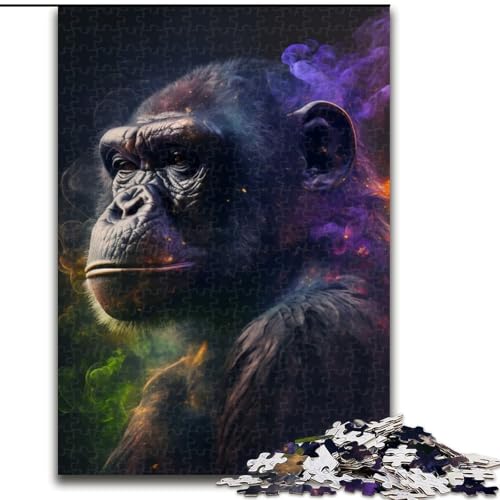 1000-teiliges Puzzle für Erwachsene, Schimpansennebel, aus Holz, hochschwieriges Denkspiel für Teenager, 50x75cm, Geburtstagsfeier für Männer und Frauen 1000-teiliges Puzzle für Erwachsene, Schimpansennebel, aus Holz, hochschwieriges Denkspiel für Teenager, 50x75cm, Geburtstagsfeier für Männer und Frauen von LiJianXXE