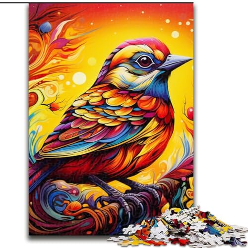 1000-teiliges Puzzle für Erwachsene, Spatz, aus Holz, lustiges Geschenk und Beschäftigung für zu Hause, 50x75cm, Denkspiel für Teenager 1000-teiliges Puzzle für Erwachsene, Spatz, aus Holz, lustiges Geschenk und Beschäftigung für zu Hause, 50x75cm, Denkspiel für Teenager von LiJianXXE