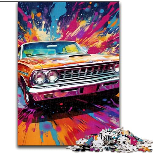 1000-teiliges Puzzle für Erwachsene, Sportwagen aus Holz, lustiges Geschenk und Beschäftigung für zu Hause, 50x75cm, Denkspiel für Teenager 1000-teiliges Puzzle für Erwachsene, Sportwagen aus Holz, lustiges Geschenk und Beschäftigung für zu Hause, 50x75cm, Denkspiel für Teenager von LiJianXXE