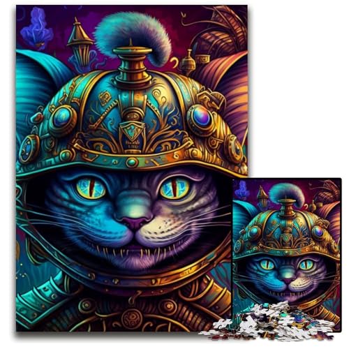 1000-teiliges Puzzle für Erwachsene, Steampunk-Katzen-Puzzles für Erwachsene, Eltern, Partner, Freunde – ab 14 Jahren, 26x38cm/10,23x14,96 Zoll 1000-teiliges Puzzle für Erwachsene, Steampunk-Katzen-Puzzles für Erwachsene, Eltern, Partner, Freunde – ab 14 Jahren, 26x38cm/10,23x14,96 Zoll von LiJianXXE