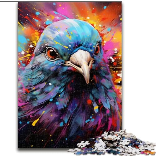 1000-teiliges Puzzle für Erwachsene, Taube aus Holz, für Jugendliche ab 14 Jahren, Heimdekoration, 50x75cm, pädagogisches und unterhaltsames Indoor-Spiel für die Heimdekoration 1000-teiliges Puzzle für Erwachsene, Taube aus Holz, für Jugendliche ab 14 Jahren, Heimdekoration, 50x75cm, pädagogisches und unterhaltsames Indoor-Spiel für die Heimdekoration von LiJianXXE
