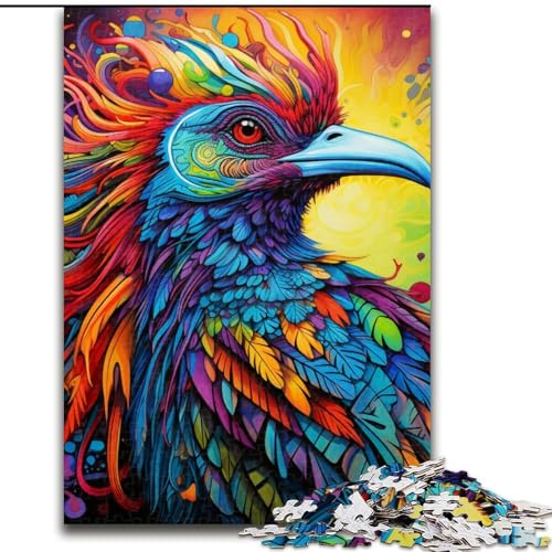 1000-teiliges Puzzle für Erwachsene, Tier-Specht-Puzzle aus Holz, anspruchsvolles Denkspiel für Teenager, unterhaltsames interaktives Spiel für die ganze Familie, 1000 Teile(50x75cm) von LiJianXXE