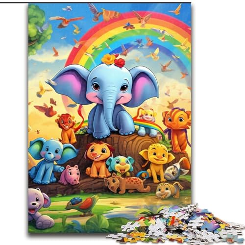 1000-teiliges Puzzle für Erwachsene, Tierwelt aus Holz, Kinder ab 14 Jahren, 50x75cm, anspruchsvolles Denkspiel – entspannendes Spielzeug für Teenager 1000-teiliges Puzzle für Erwachsene, Tierwelt aus Holz, Kinder ab 14 Jahren, 50x75cm, anspruchsvolles Denkspiel – entspannendes Spielzeug für Teenager von LiJianXXE