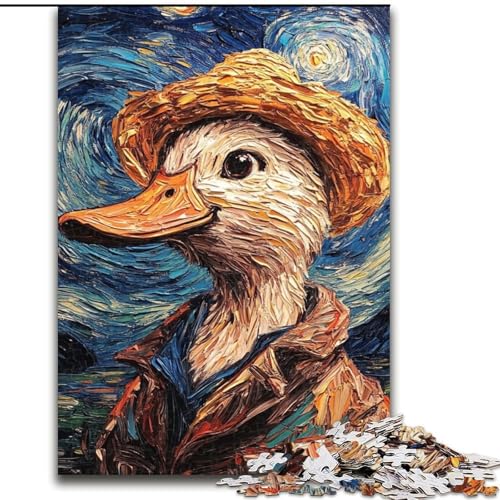 1000-teiliges Puzzle für Erwachsene, Van Gogh-Ente, aus Holz, für Teenager ab 14 Jahren, Heimdekoration, 50x75cm, pädagogisches und unterhaltsames Indoor-Spiel für die Heimdekoration 1000-teiliges Puzzle für Erwachsene, Van Gogh-Ente, aus Holz, für Teenager ab 14 Jahren, Heimdekoration, 50x75cm, pädagogisches und unterhaltsames Indoor-Spiel für die Heimdekoration von LiJianXXE