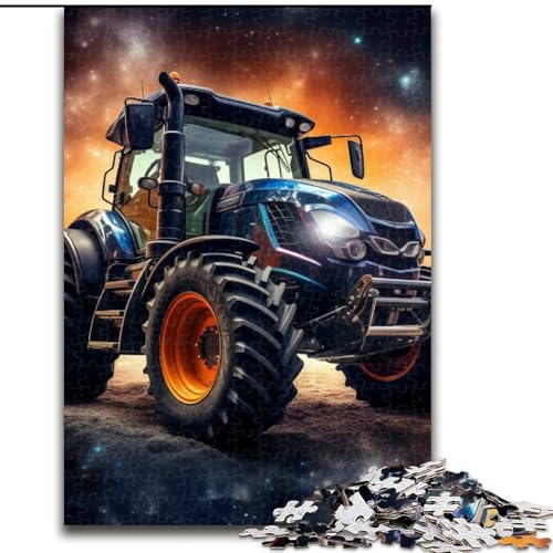 1000-teiliges Puzzle für Erwachsene, bunter Traktor aus Holz, hochschwieriges Denkspiel für Teenager, 50x75cm, Geburtstagsparty für Männer und Frauen 1000-teiliges Puzzle für Erwachsene, bunter Traktor aus Holz, hochschwieriges Denkspiel für Teenager, 50x75cm, Geburtstagsparty für Männer und Frauen von LiJianXXE