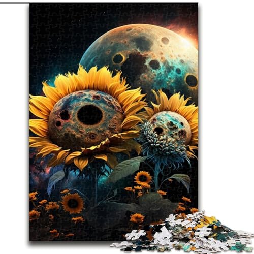 1000-teiliges Puzzle für Erwachsene, kosmische Sonnenblume, aus Holz, für Teenager ab 14 Jahren, Heimdekoration, 50x75cm, pädagogisches und unterhaltsames Indoor-Spiel für die Heimdekoration 1000-teiliges Puzzle für Erwachsene, kosmische Sonnenblume, aus Holz, für Teenager ab 14 Jahren, Heimdekoration, 50x75cm, pädagogisches und unterhaltsames Indoor-Spiel für die Heimdekoration von LiJianXXE