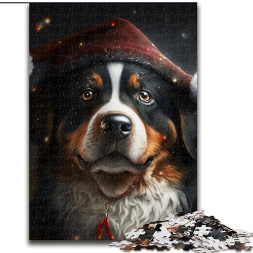 1000-teiliges Puzzle für Erwachsene, süßer Welpe aus Holz, anspruchsvolles Denkspiel für Teenager, 50x75cm, für Feiertage, Geburtstage und Spieleabende mit der Familie von LiJianXXE